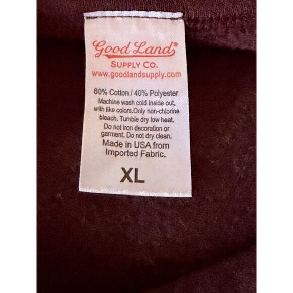 Hershey Bears Good Land Supply Co Long Sleeve Shirt Brown XL - Picture 5 of 5